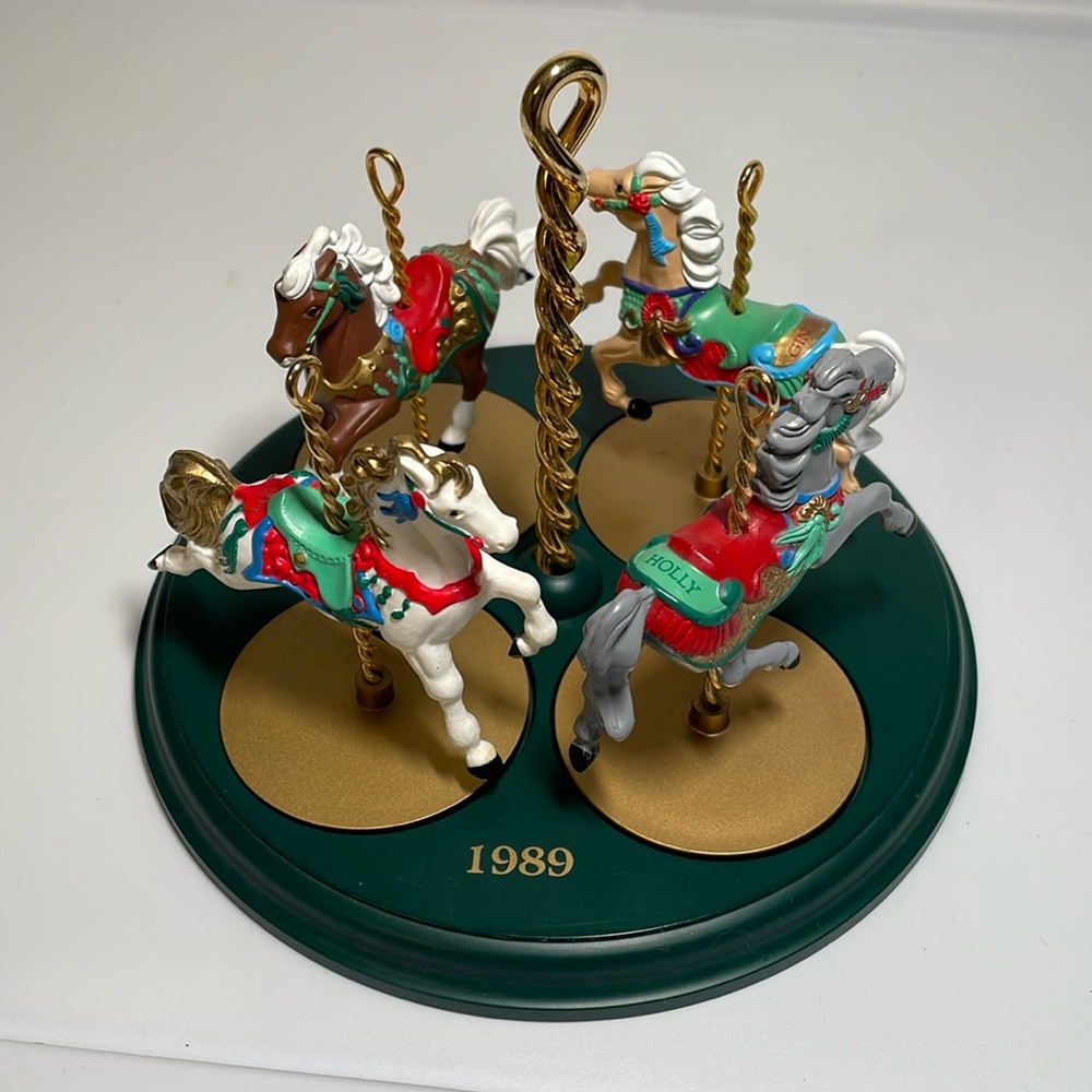 Hallmark Christmas Carousel Horses Collection